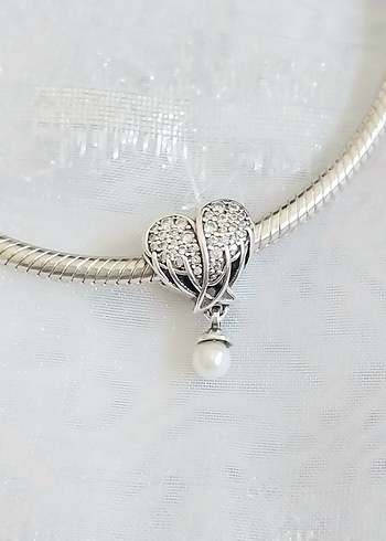 Pandora İnci Detaylı Melek Kanadı Charm