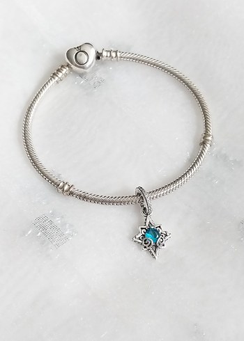 Pandora Pandora Cindirella Mavi Yıldız Charm