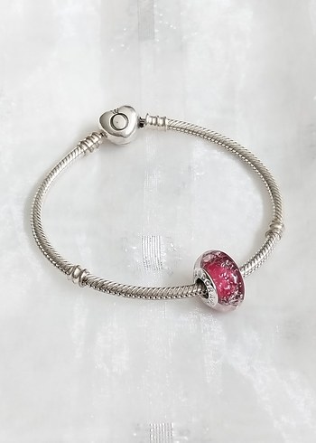 Pandora Fantastik Pembe Murano Charm - Görsel 2