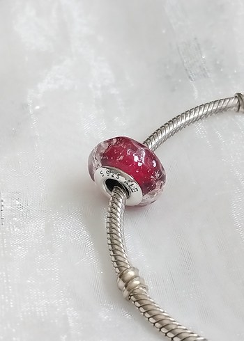 Pandora Fantastik Pembe Murano Charm - Görsel 3