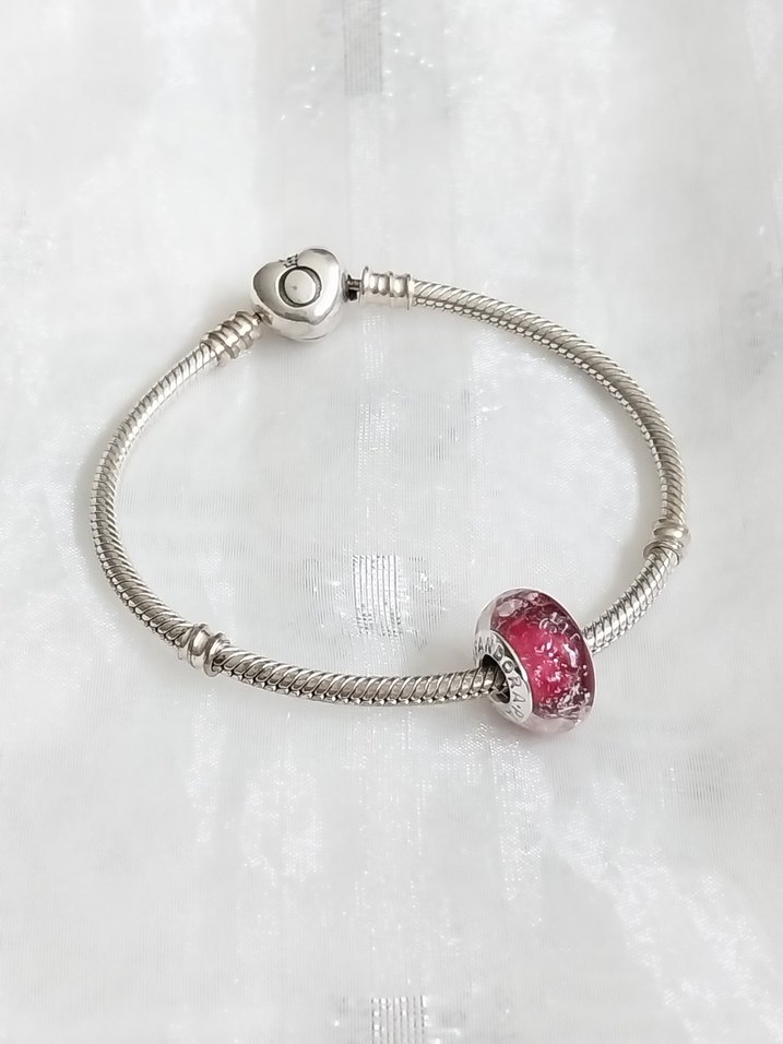 Pandora Fantastik Pembe Murano Charm - Görsel 2