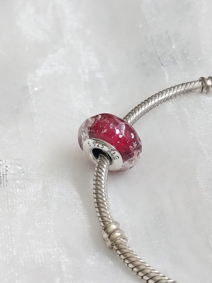 Pandora Fantastik Pembe Murano Charm - Görsel 3