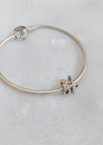 Pandora Işıltılı Çapraz Yıldız Charm - Görsel 2