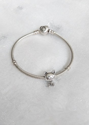 Pandora Papyonlu Kedi Charm - Görsel 2