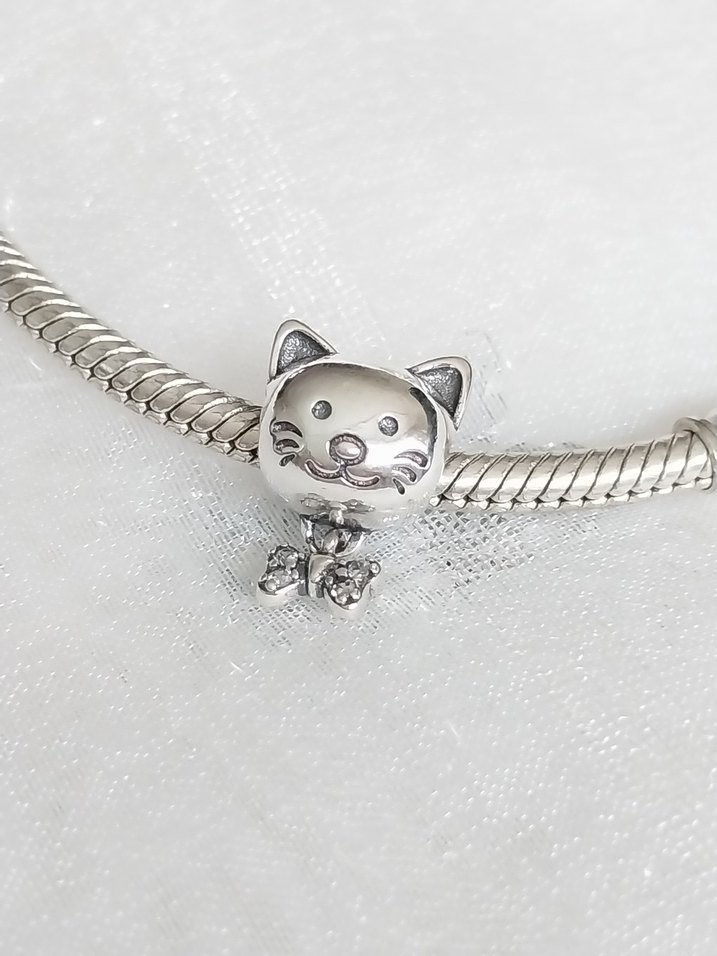 Pandora Papyonlu Kedi Charm - Görsel 3