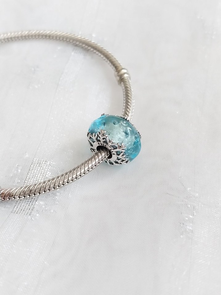 Pandora Buz Mavisi Murano Charm - Görsel 3