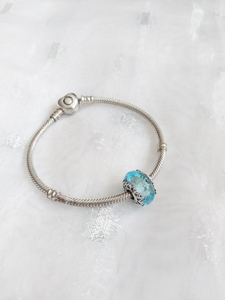 Pandora Buz Mavisi Murano Charm - Görsel 2