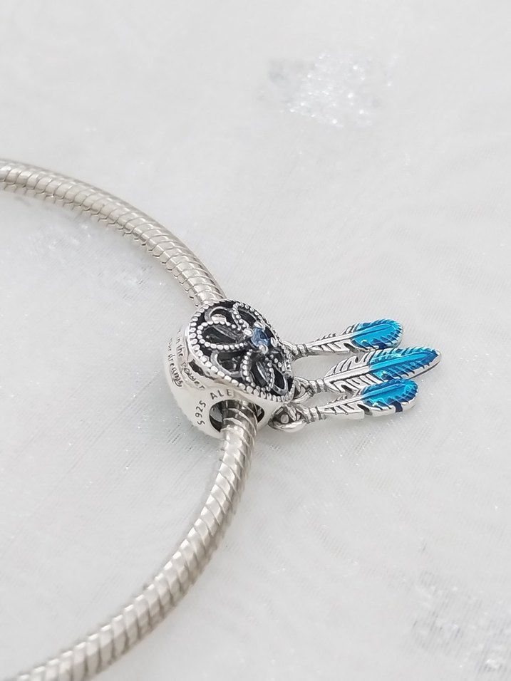 Pandora Mavi Spiritüel Düş Kapanı Charm - Görsel 3