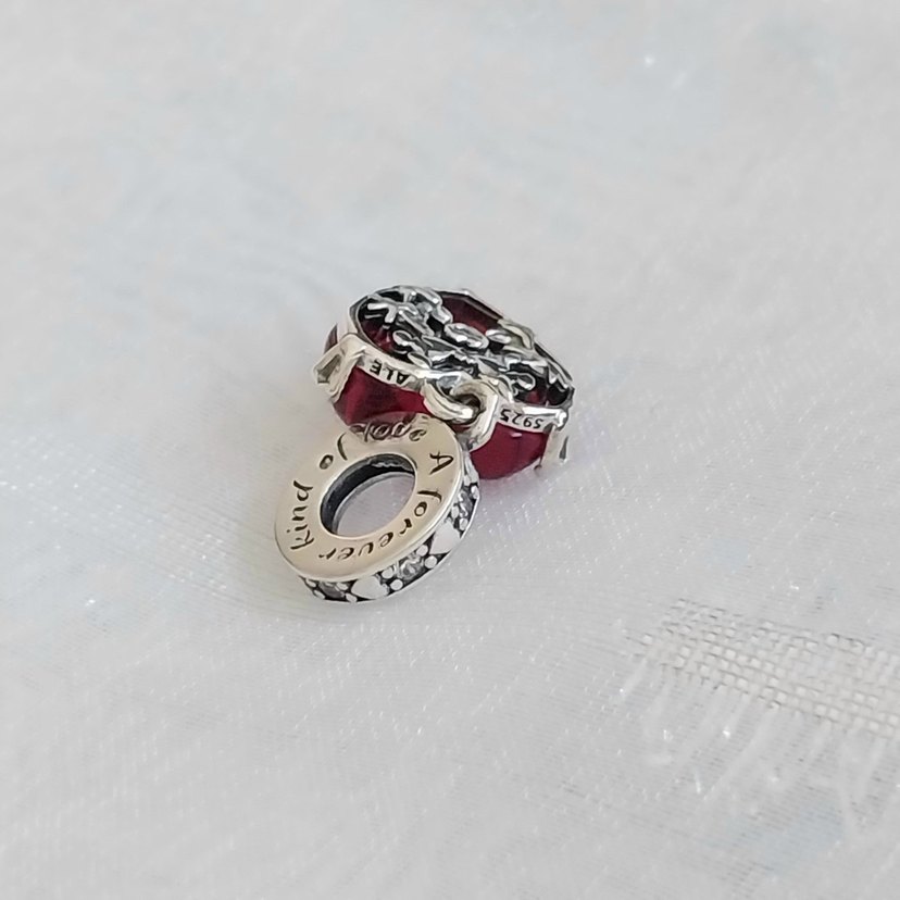 Pandora Mickey&Minnie Kırmızı Kalp Charm - Görsel 5