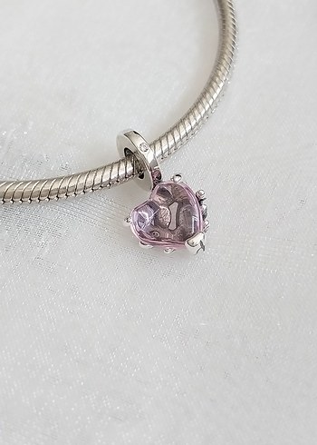 Pandora Pembe Kalpli Hayat Ağacı Charm - Görsel 4