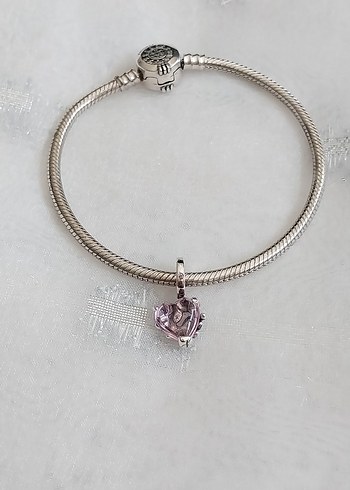 Pandora Pembe Kalpli Hayat Ağacı Charm - Görsel 2