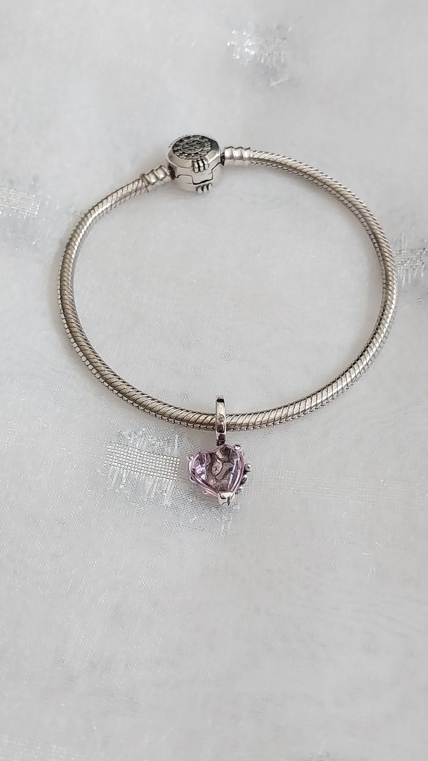 Pandora Pembe Kalpli Hayat Ağacı Charm - Görsel 2