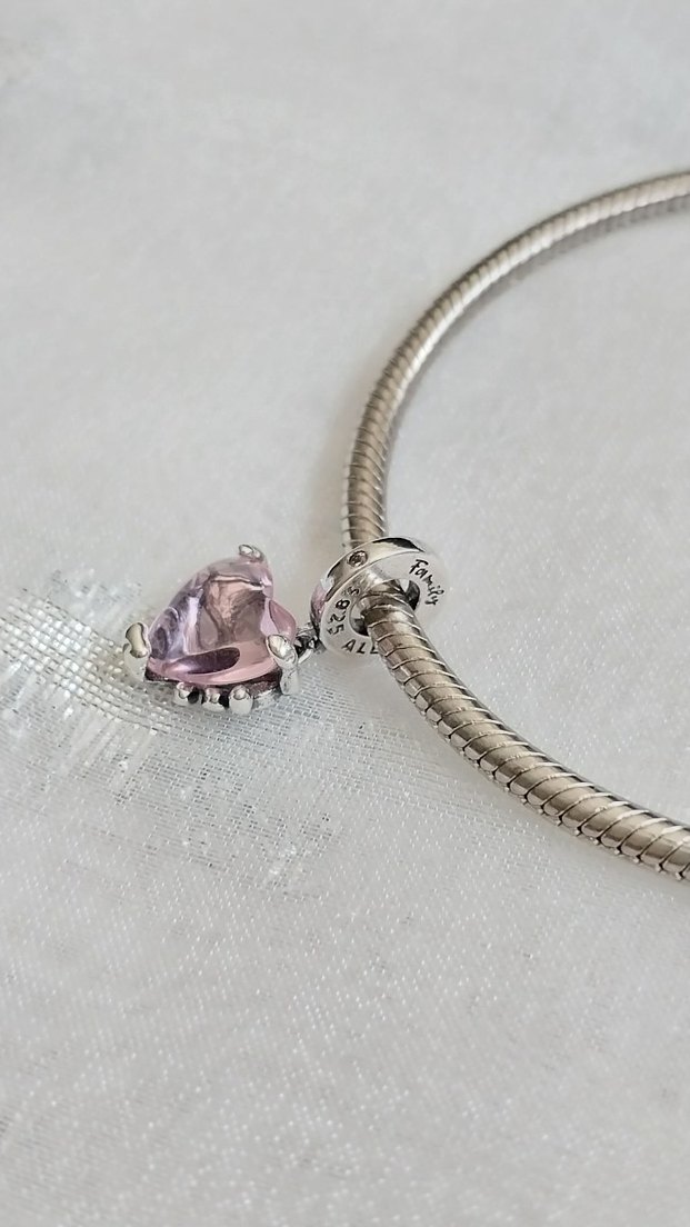 Pandora Pembe Kalpli Hayat Ağacı Charm - Görsel 3