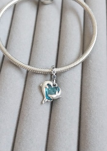 Pandora Mavi Murano Camı Yunuslar - Görsel 3