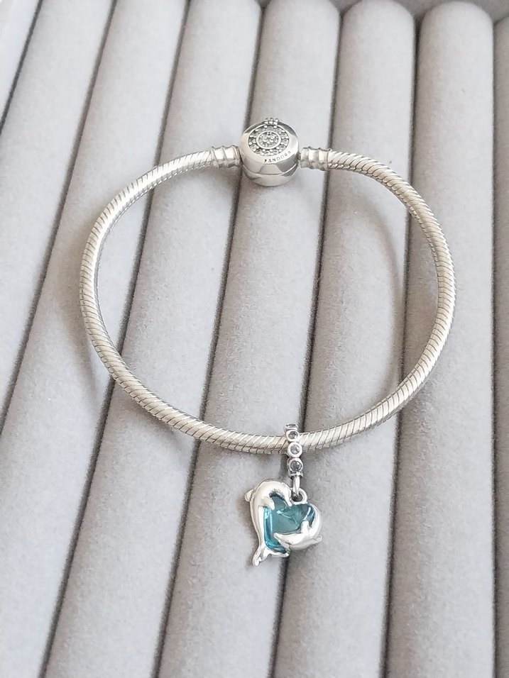 Pandora Mavi Murano Camı Yunuslar - Görsel 2