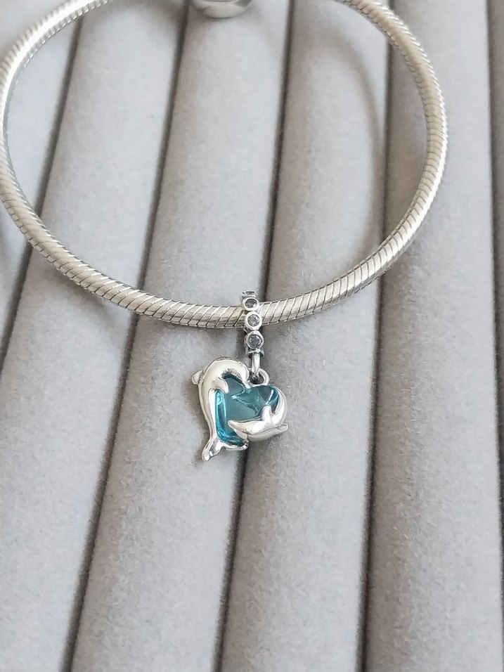 Pandora Mavi Murano Camı Yunuslar - Görsel 3