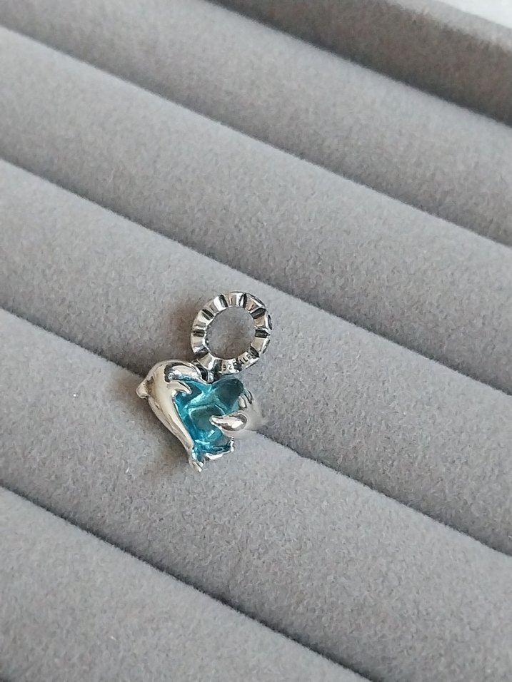 Pandora Mavi Murano Camı Yunuslar - Görsel 4