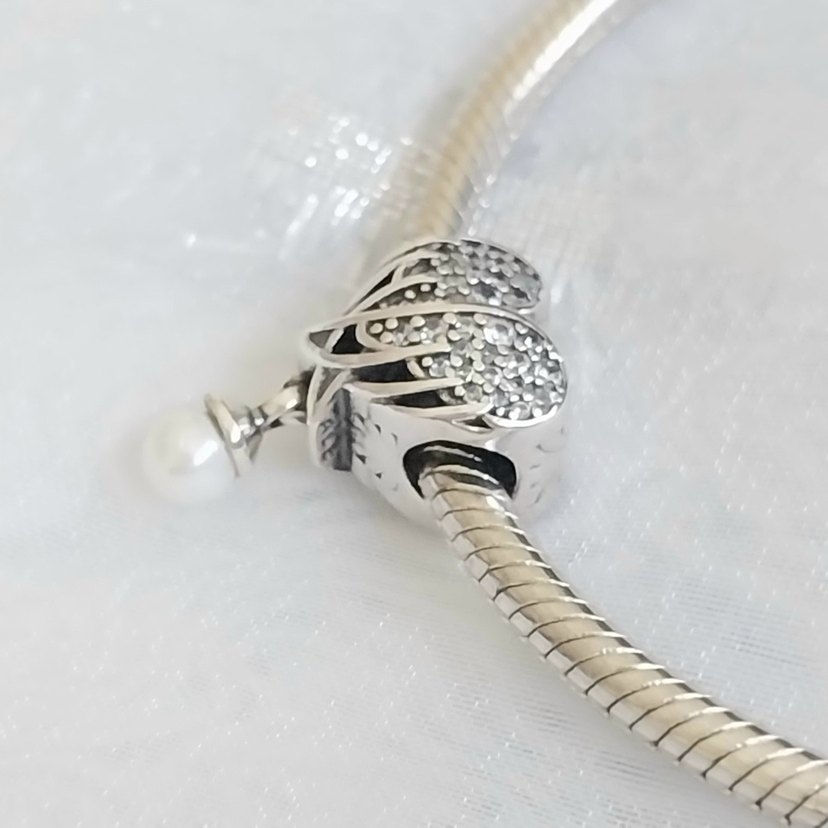 Pandora İncili Melek Kanatları Charm - Görsel 4