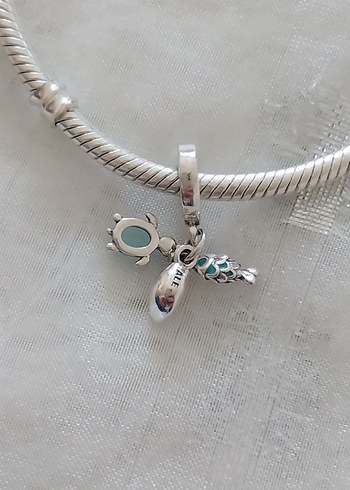 Beden çeşitli Renk Pandora Balık Kaplumbağa ve Deniz Kabuğu Charm