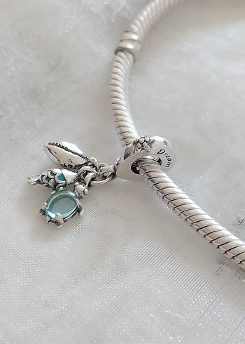  Beden Pandora Balık Kaplumbağa ve Deniz Kabuğu Charm