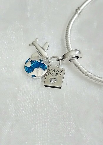  Beden çeşitli Renk Pandora Pass Port Charm