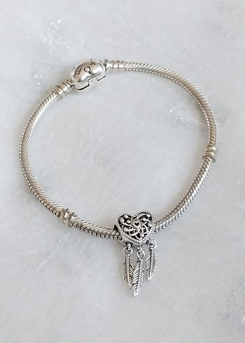 Pandora Pandora Kafes İşi Kalp Charm