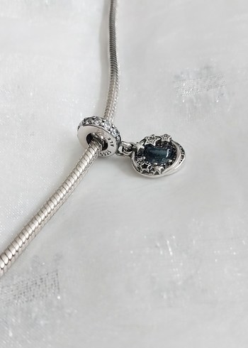  Beden çeşitli Renk Pandora Yeni Ay Yıldız Charm