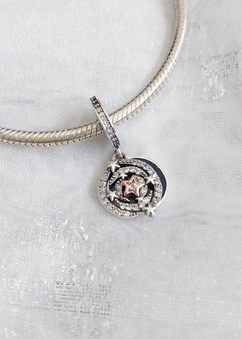 Pandora Çift Renkli Kayan Yıldız Charm