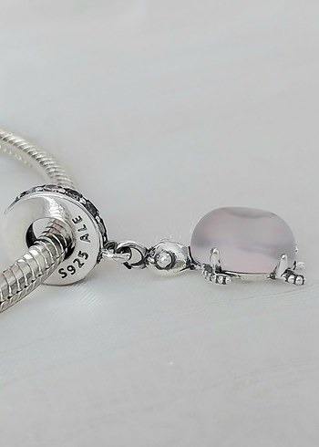 Pandora Pandora Pembe Deniz Kaplumbağası Sallantılı Charm