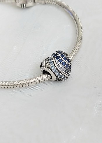 Pandora Su Mavisi Kalp Charm
