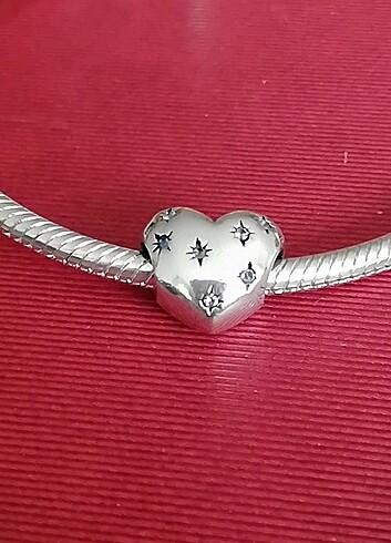 Taşlı Kalp Charm