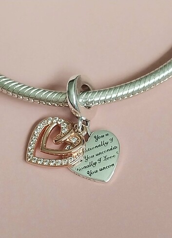 Sallantılı Kalp Charm 