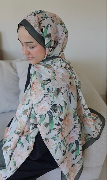 Moda kaşmir gül desen şal