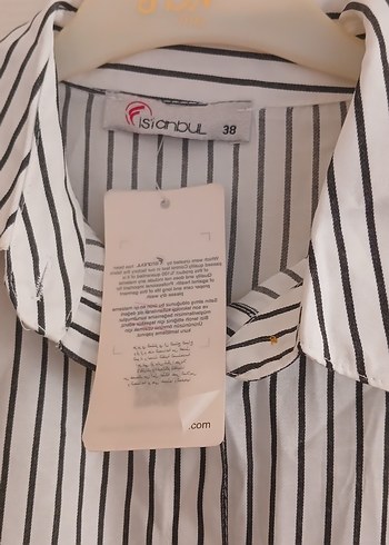 Diğer Düğmeli Bej Uzun Kollu Tunik