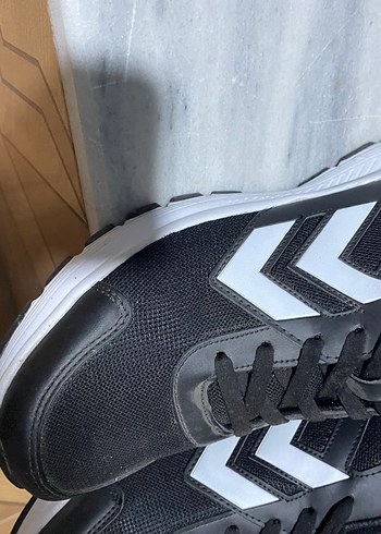 44 Beden Siyah Gri Hummel Erkek Spor Ayakkabı