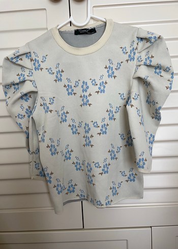 Siyah Celestial Sunmoon Baskılı Kadın Sweatshirt - Görsel 5