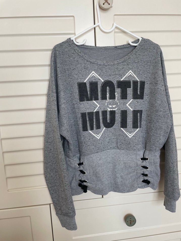 Siyah Celestial Sunmoon Baskılı Kadın Sweatshirt - Görsel 3