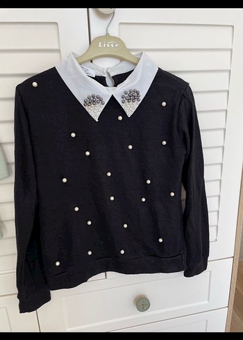 Fırfırlı V Yaka Bej Kadın Gömlek - Görsel 2