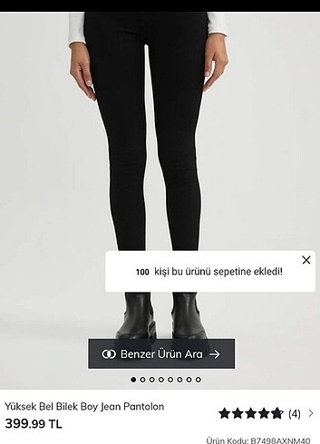 Kadın Siyah Pantolon - Görsel 2