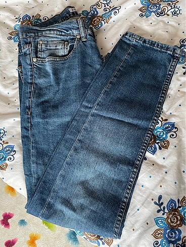 40 Beden mavi Renk Kot pantolon Zara