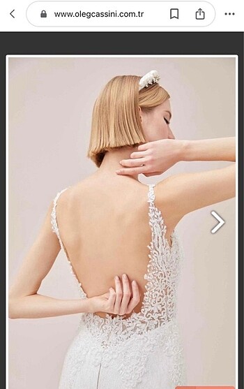 Oleg cassini gelinlik - Görsel 3