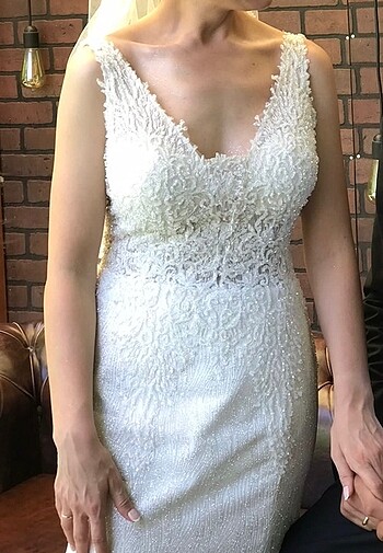 Oleg cassini gelinlik - Görsel 4