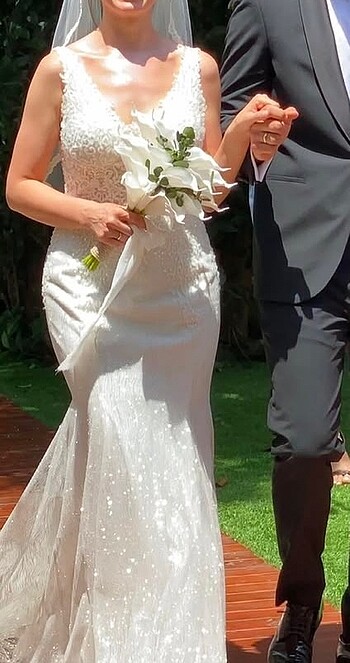 Oleg cassini gelinlik - Görsel 6