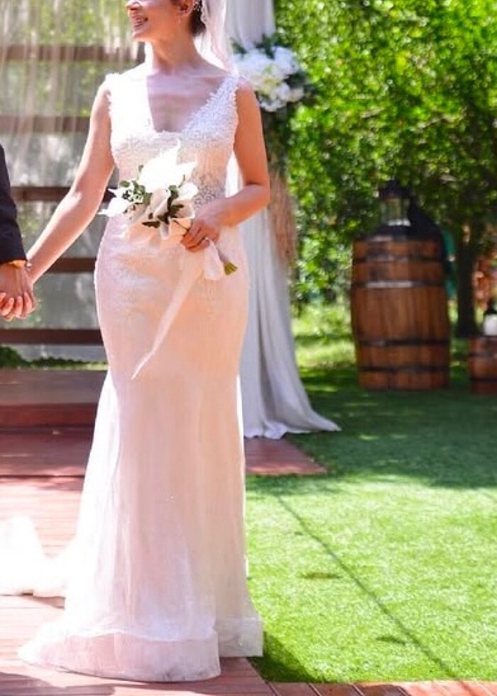 Oleg cassini gelinlik - Görsel 5