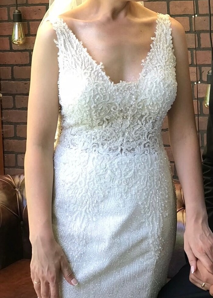 Oleg cassini gelinlik - Görsel 4