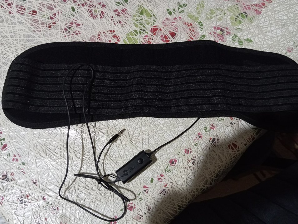 Desenli Siyah Hamile Kemer - Görsel 3