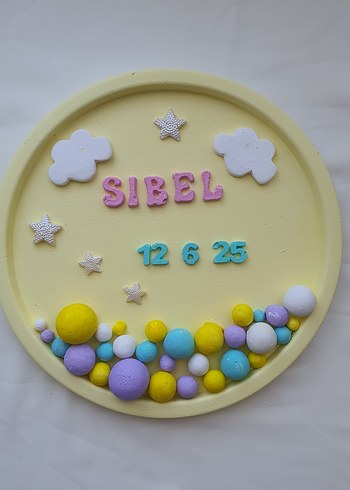 yazılı bebek panosu