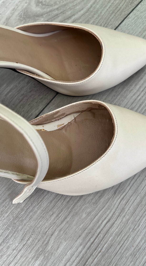 Bej Tokalı Stiletto Kadın Ayakkabı - Görsel 2