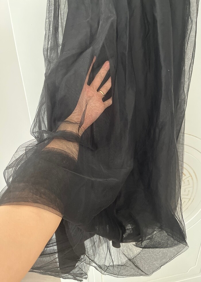 Straplez elbise - Görsel 2