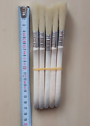 Boyama Fırçaları (5'li Set) - Ahşap - Görsel 5